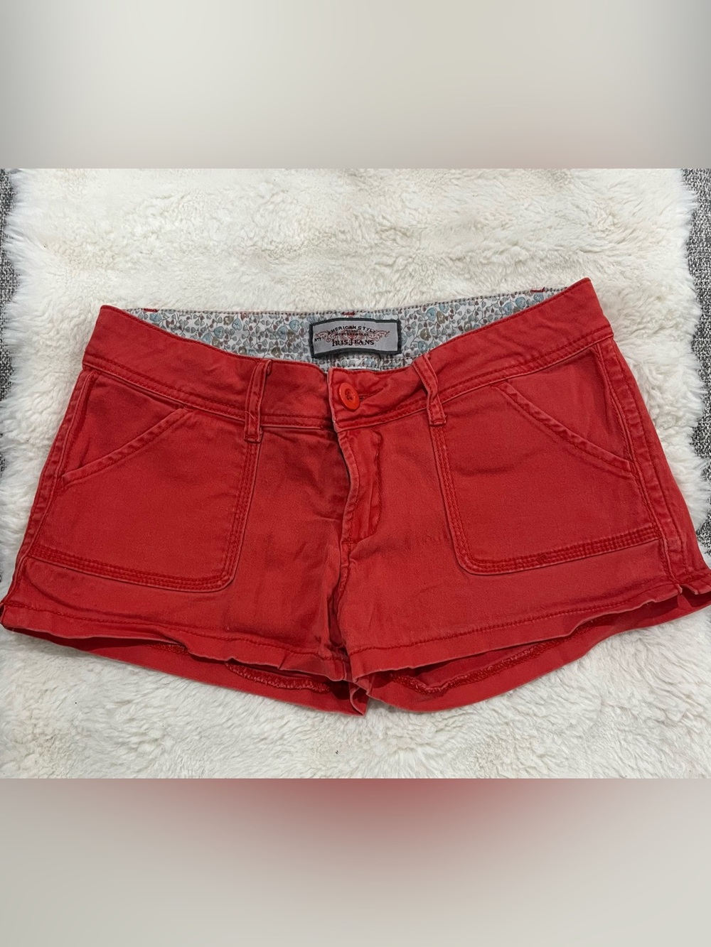 iris Red Women's Jean Shorts